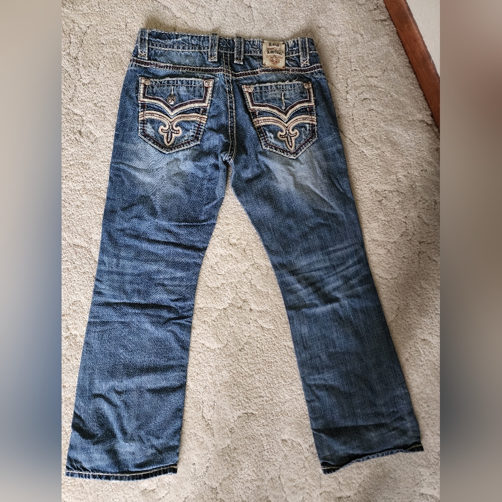 Mens Rock Revival Jeans